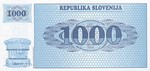 Slovenia, 1,000 Tolarjev, P-0009s1