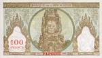 Tahiti, 100 Franc, P-0014d