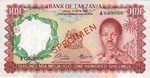 Tanzania, 100 Shilling, P-0004s