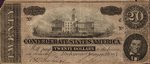 Confederate States of America, 20 Dollar, P-0069 Sign.1