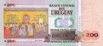 Uruguay, 200 Peso Uruguayo, P-0077b