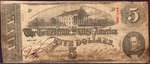 Confederate States of America, 5 Dollar, P-0059b