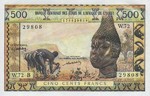West African States, 500 Franc, P-0202Bl