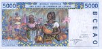 West African States, 5,000 Franc, P-0713Kk
