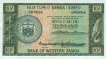 Western Samoa, 10 Shilling, P-0013a