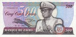 Zaire, 500 Zaire, P-0030a