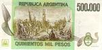 Argentina, 500,000 Peso, P-0309 Sign.2