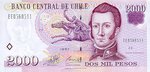 Chile, 2,000 Peso, P-0158a 22
