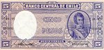 Chile, 5 Peso, P-0119 Sign.1