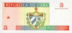 Cuba, 3 Peso Convertible, FX-0038