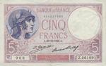 France, 5 Franc, P-0072d