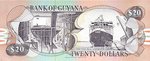 Guyana, 20 Dollar, P-0027 v1