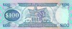 Guyana, 100 Dollar, P-0028 v1,BOG B6a