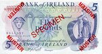 Ireland, Northern, 5 Pound, CS-0001 v2