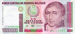 Peru, 1,000,000 Intis, P-0148