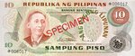 Philippines, 10 Peso, CS-0001