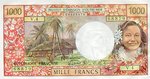 Tahiti, 1,000 Franc, P-0027c