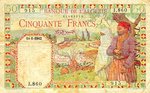 Tunisia, 50 Franc, P-0012a