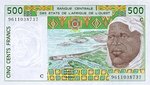 West African States, 500 Franc, P-0310Cf