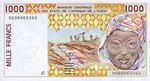 West African States, 1,000 Franc, P-0311Cg