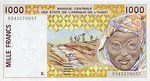 West African States, 1,000 Franc, P-0711Kc