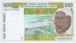 West African States, 500 Franc, P-0810Td