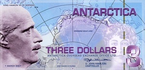 Antarctica, 3 Dollar, 