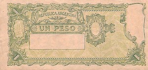 Argentina, 1 Peso, P257 v2