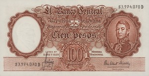Argentina, 100 Peso, P272c Sign.2
