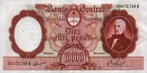 Argentina, 10,000 Peso, P281b