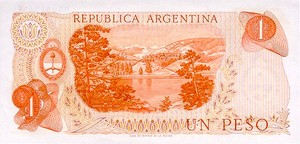 Argentina, 1 Peso, P287 Sign.2