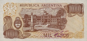 Argentina, 1,000 Peso, P304d