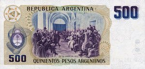 Argentina, 500 Peso Argentino, P316a