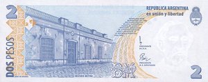 Argentina, 2 Peso, P346r, RB4