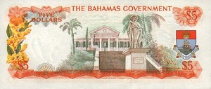 Bahamas, 5 Dollar, P21a
