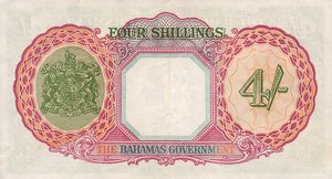 Bahamas, 4 Shilling, P9e