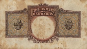 Barbados, 1 Dollar, P2b v1