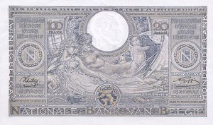 Belgium, 100/20 Francs/Belgas, P112