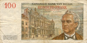 Belgium, 100 Franc, P129c