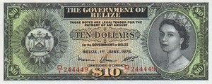 Belize, 10 Dollar, P36b