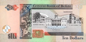 Belize, 10 Dollar, P62a