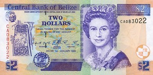 Belize, 2 Dollar, P60a