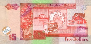 Belize, 5 Dollar, P61a