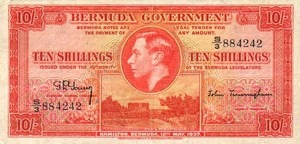 Bermuda, 10 Shilling, P10b