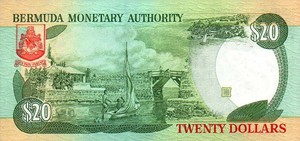 Bermuda, 20 Dollar, P43a