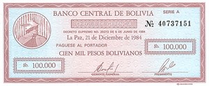 Bolivia, 10 Centavo, P197