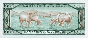 Burundi, 1,000 Franc, P31b v2