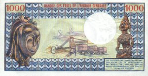 Cameroon, 1,000 Franc, P16a