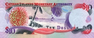 Cayman Islands, 10 Dollar, P35a
