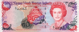 Cayman Islands, 10 Dollar, P35a